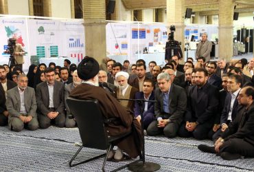 معرفی کاربردهای فناوری نانو در آب در حضور مقام معظم رهبری