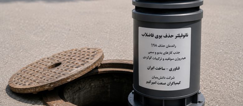کاهش آلودگی با سامانه نانویی حذف بوی فاضلاب در شهرها و صنایع