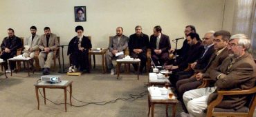 دیدار جمعی از اعضای ستاد نانو با مقام معظم رهبری